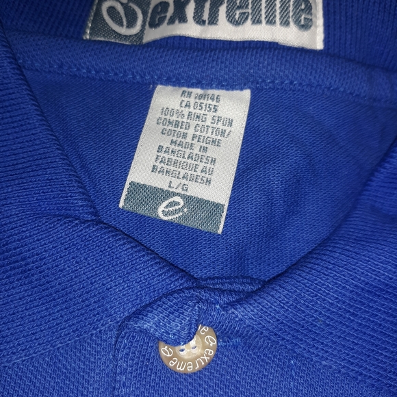 2for $10 NEW men's blue short sleeve work shirt Large - Picture 2 of 6